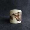Faux Ivory Patterned Cuff - Size Small