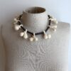 Black & Faux Ivory Necklace