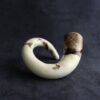 Faux Ivory Snake Cuff - Size M