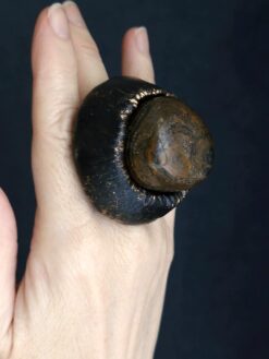 Stromatolite Stone Ring Size 9