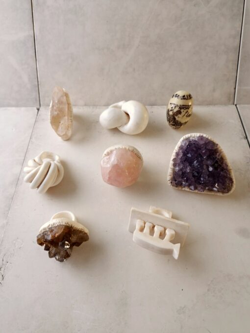 Vegan Ivory Sculptured Ring Size 7 - Image 3