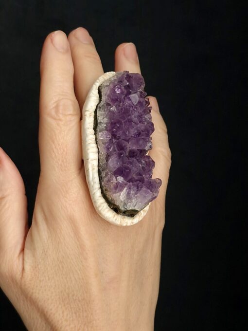 Amethyst Stone Ring Size 9