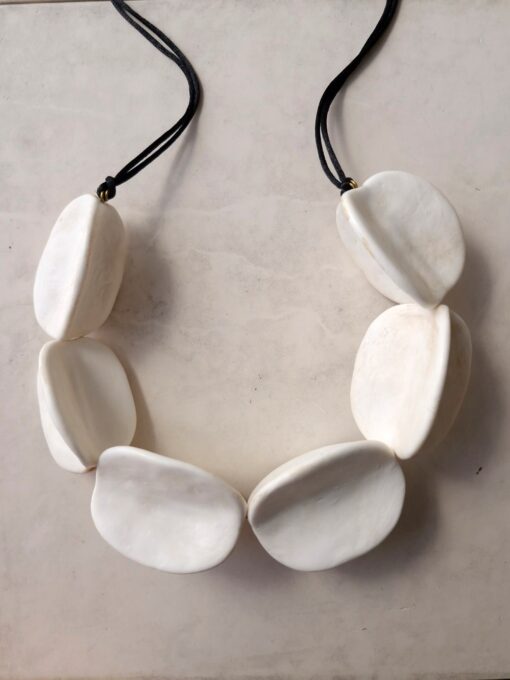 Adjustable Vegan Ivory Necklace