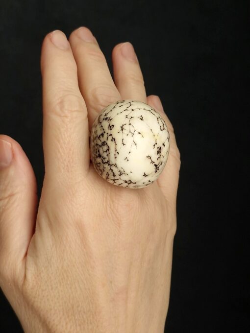 Vegan Ivory Ring Size 7