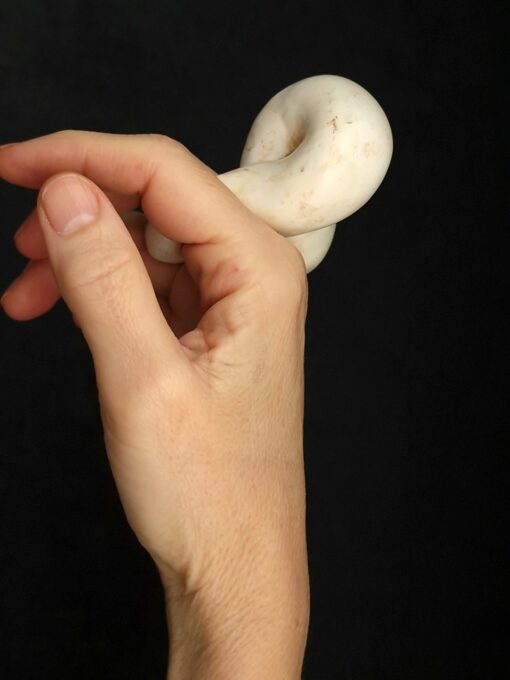 Vegan Ivory Sculptured Ring Size 7 - Image 2