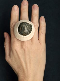 Stromatolite Stone Ring Size 11