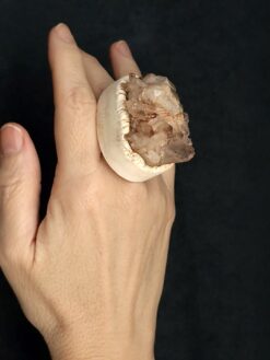 Orange River Crystal Ring Size 10