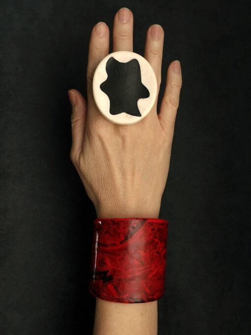 Red Flat Cuff - Adjustable Size (S to L) - Image 11