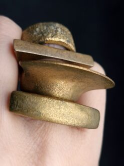Nickel-Free Gold Plated Alloy Rings (Set of 4) Size 6