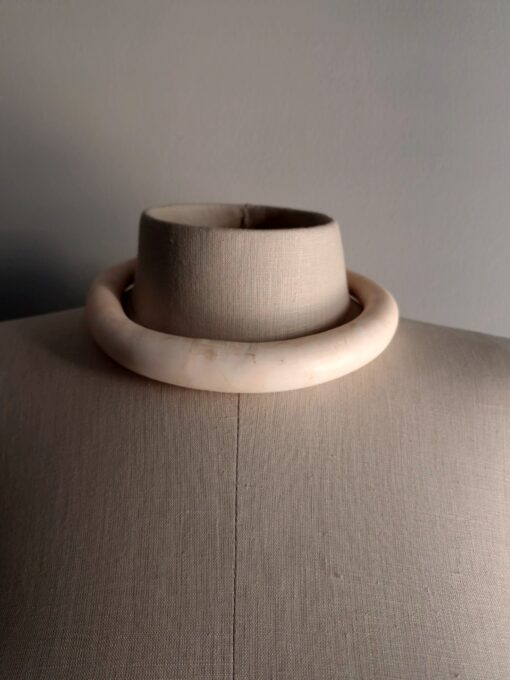 Vegan Ivory Choker Necklace - Image 4