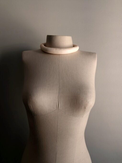 Vegan Ivory Choker Necklace - Image 2