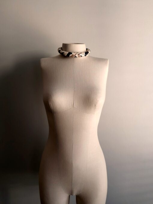 Black & Vegan Ivory Choker Necklace - Image 2