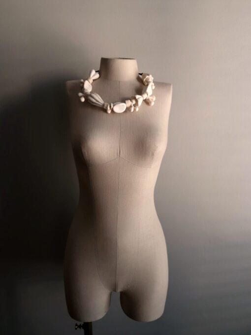 Adjustable Vegan Ivory Necklace - Image 4