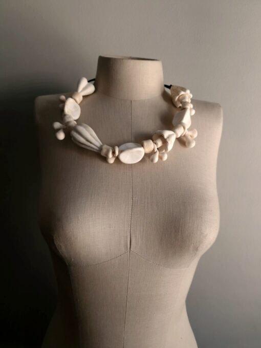 Adjustable Vegan Ivory Necklace - Image 7