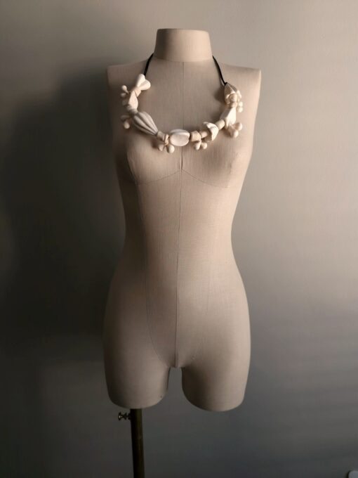 Adjustable Vegan Ivory Necklace - Image 8