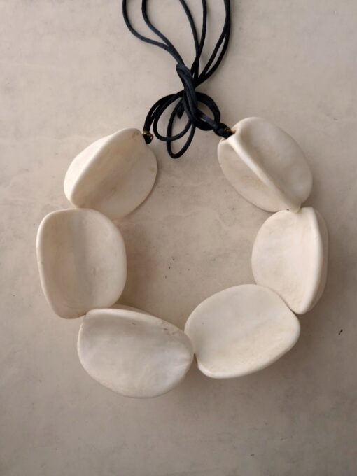 Adjustable Vegan Ivory Necklace