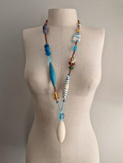 Blue & White Necklace