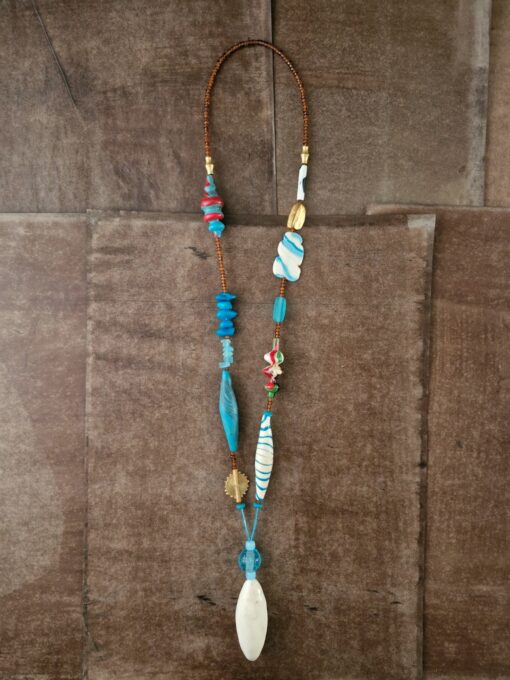 Blue & White Necklace - Image 2