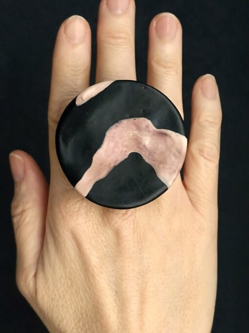 Brown & Black Ring Size 7