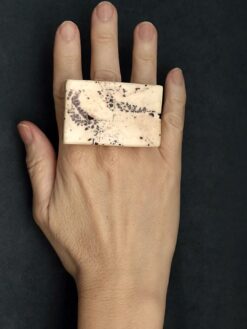 Vegan Ivory Ring Size 8.5