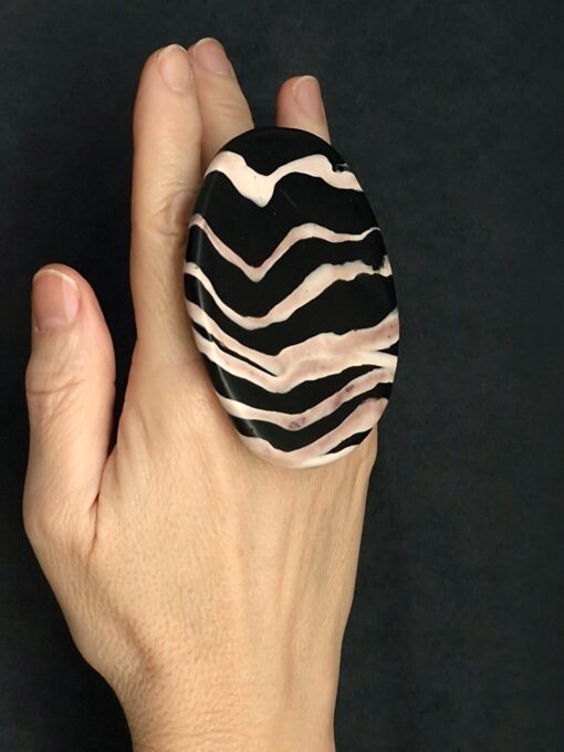 Black & Brown Ring Size 8