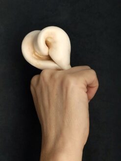 Vegan Ivory Sculptured Ring Size 7