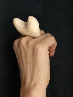 Vegan Ivory Sculptured Ring Size 8