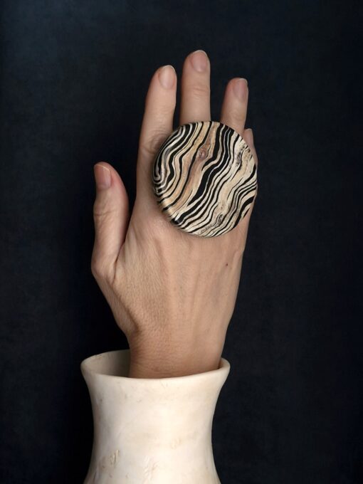 Vegan Ivory Bangle Size M - Image 6