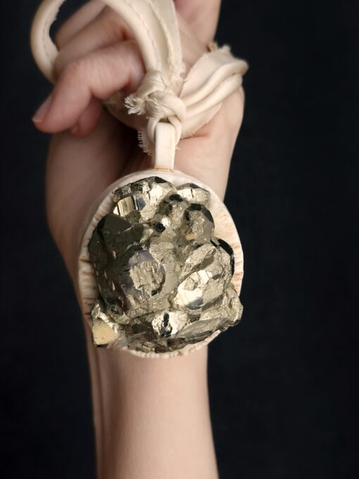 Pyrite Stone Necklace - Image 3