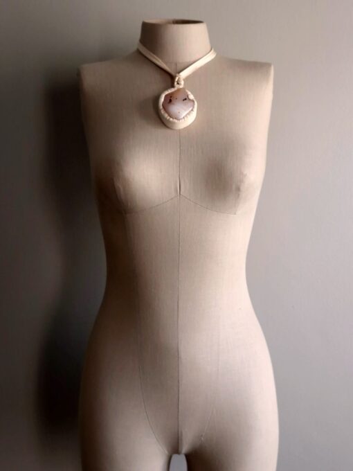 Apricot Agate Stone Necklace - Image 4