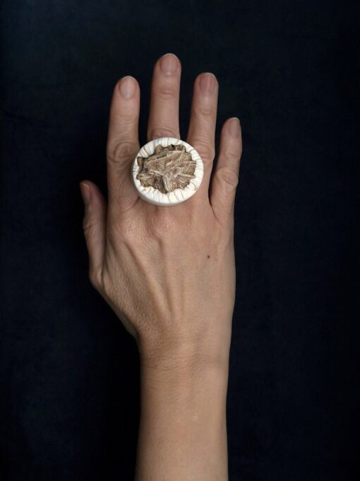 Desert Rose Stone Ring Size 9