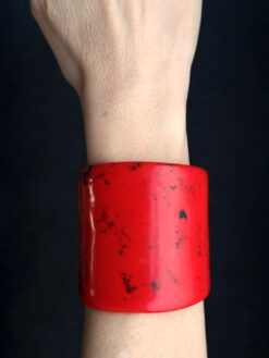 Red Flat Cuff Size S - M