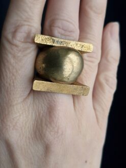 Nickel-Free Gold Plated Alloy Rings (Set of 3) Size 6
