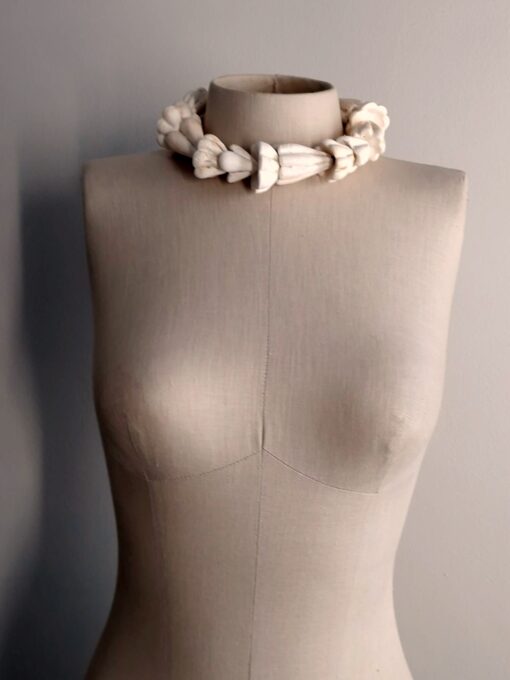 Adjustable Vegan Ivory Necklace - Image 3
