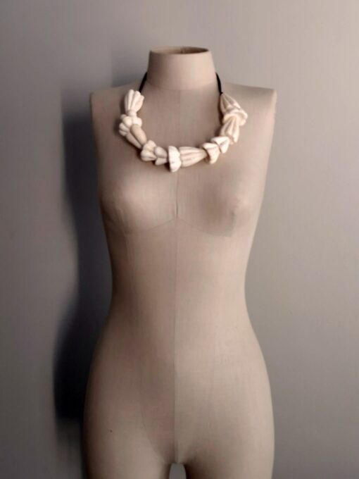 Adjustable Vegan Ivory Necklace - Image 7