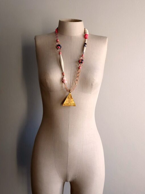Pink & White Necklace - Image 2