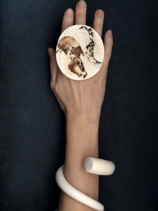 Vegan Ivory Ring Size 9.5 - Image 7