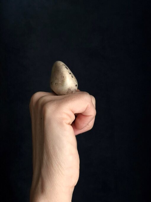 Vegan Ivory Ring Size 9 - Image 2