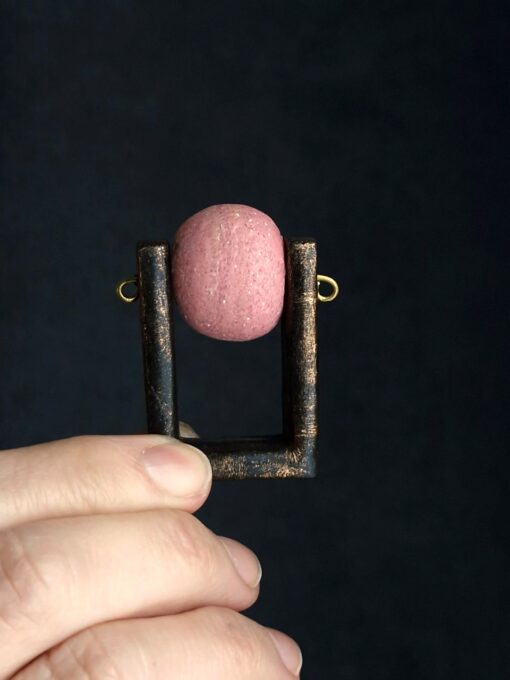 Pink & Black Spin Ring - Size 9.5 - Image 5