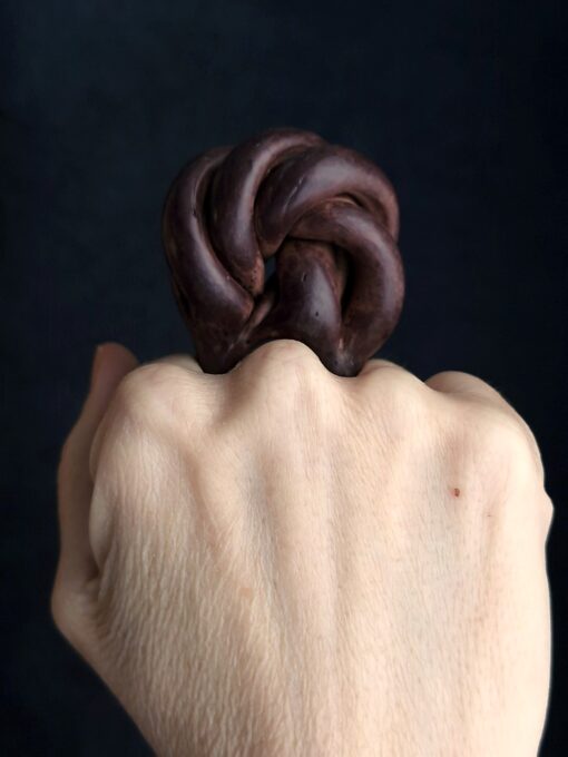 Brown Sculptured Ring Size 7.5