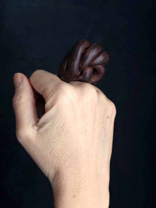 Brown Sculptured Ring Size 7.5 - Image 3