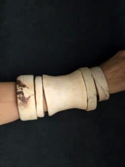 Vegan Ivory Bangle Set (Set of 5) - Size M