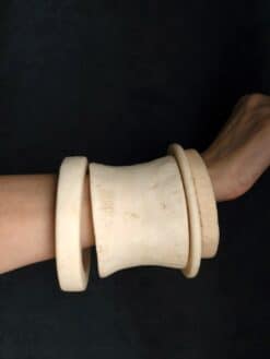 Vegan Ivory Bangle Set (Set of 4) - Size L