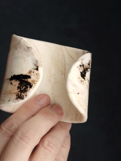 Vegan Ivory Flat Cuff - Size M - L - Image 3