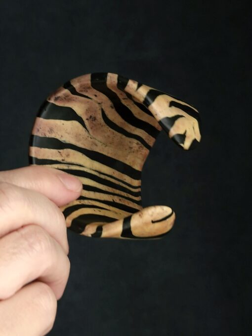 Brown & Black Flat Cuff - Size S - M - Image 3