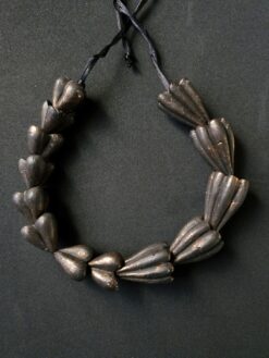 Black with Gold Sheen Necklace (Adjustable Length)