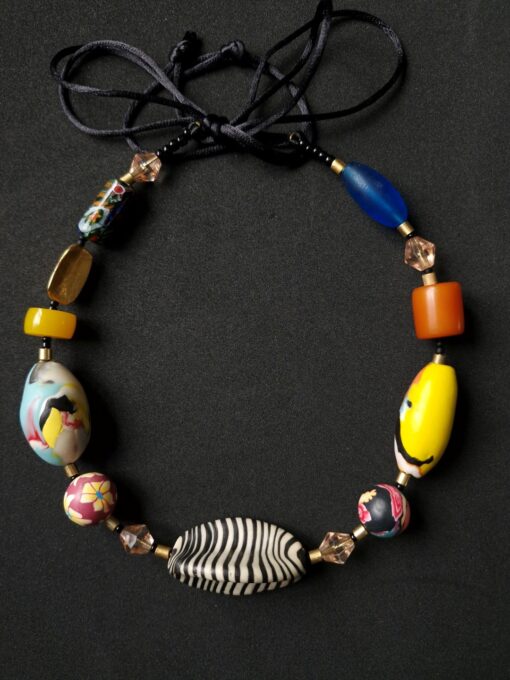 Multi-colour Necklace (Adjustable Length) - Image 4