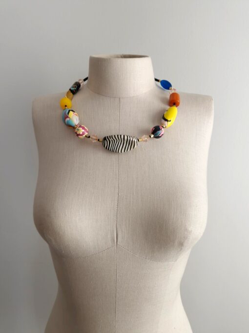 Multi-colour Necklace (Adjustable Length) - Image 2