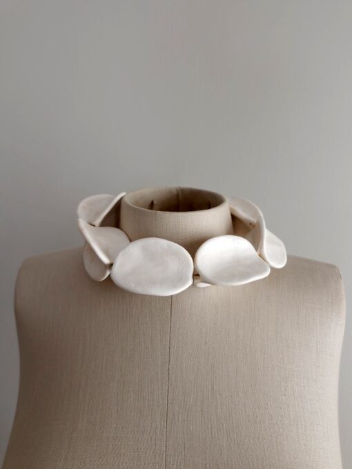Vegan Ivory Pod Necklace (Adjustable Length) - Image 4