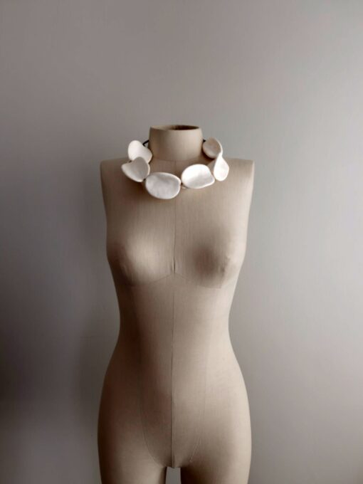 Vegan Ivory Pod Necklace (Adjustable Length) - Image 3